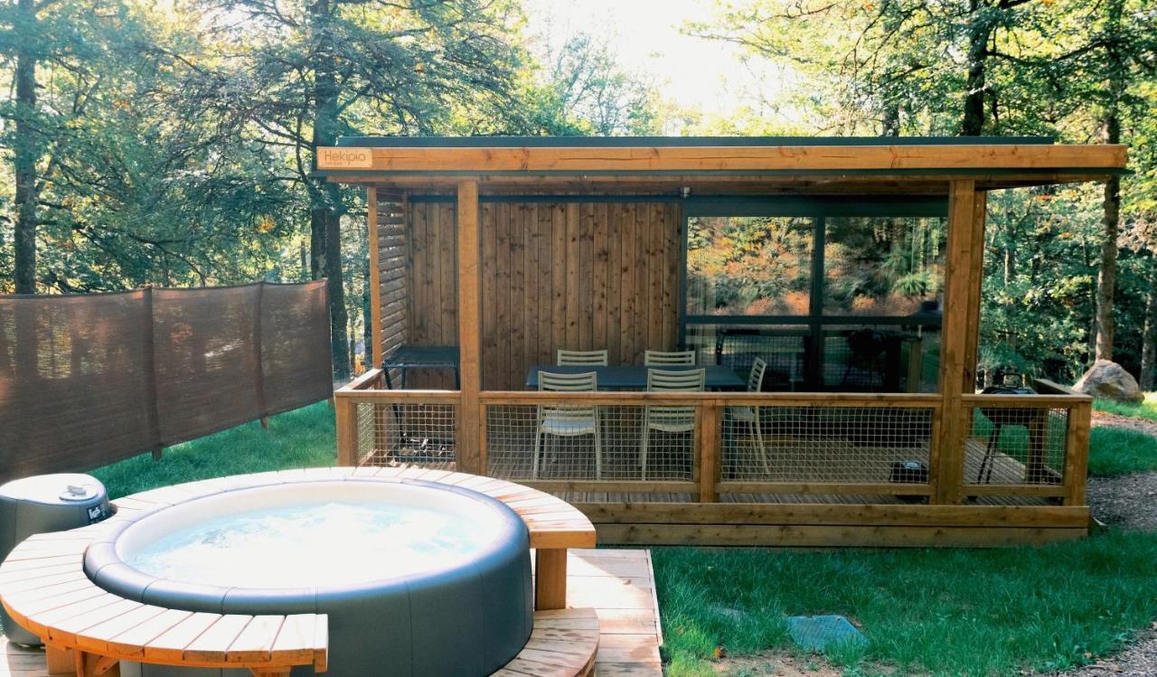 Lodge Avec Spa Privatif - Foret Et Lac Liginiac Buitenkant foto
