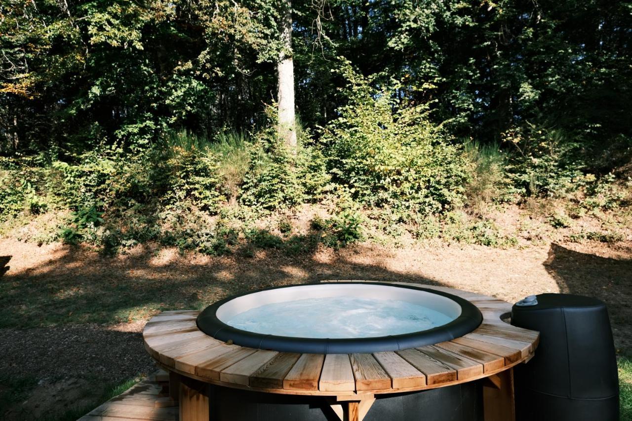 Lodge Avec Spa Privatif - Foret Et Lac Liginiac Buitenkant foto