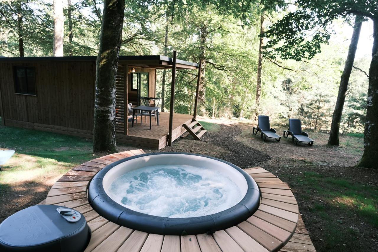 Lodge Avec Spa Privatif - Foret Et Lac Liginiac Buitenkant foto